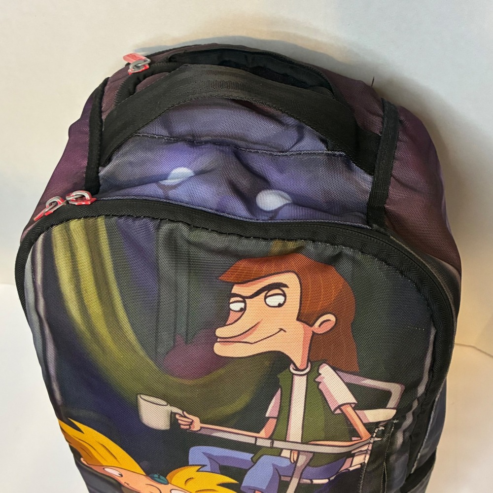 RARE Sprayground x Nickelodeon Hey Arnold Backpack School Streetwear Graphic Bag - Picture 6 of 17